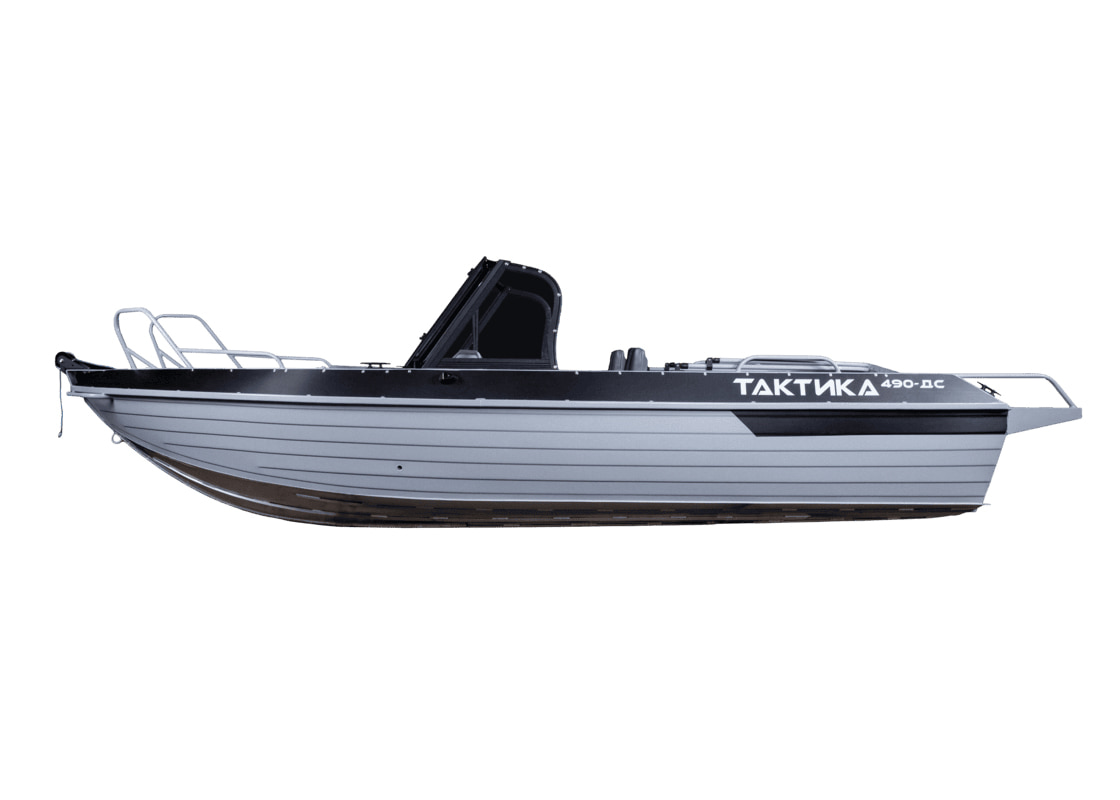 Катер-лодка алюминиевая ТАКТИКА 490 DC